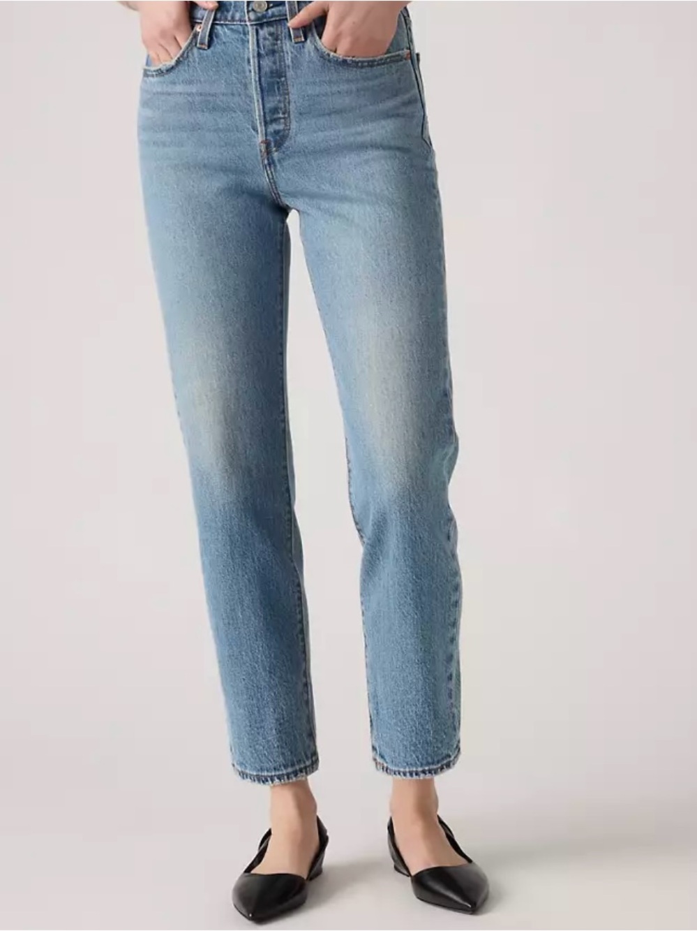 Levi’s Wedgie Straight Ankle Jeans